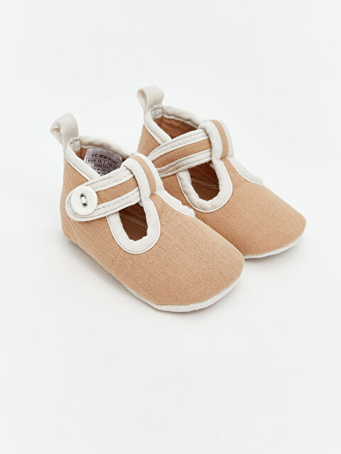 LCW STEPS Düğme Detaylı Erkek Bebek Patik Ayakkabı - S5R536Z1-JJ5