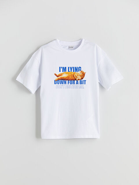 LCW Kids Bisiklet Yaka Kız Çocuk Tişört - S5R544Z4-Q6K