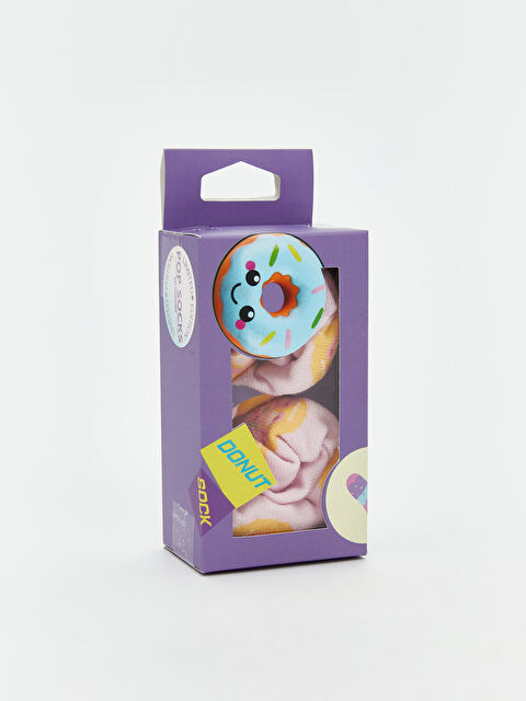 LCW DREAM Donut Baskılı Kadın Patik Çorap - S5R565Z8-J3N