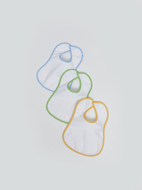 LCW baby Çıt Çıt Kapamalı Erkek Bebek Mama Önlüğü 3'lü - S5R567Z1-VC4