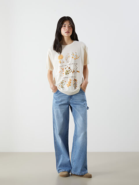 XSIDE Baggy Fit Kadın Jean Pantolon - S5R600Z8-MD4