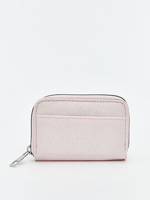 LCW ACCESSORIES Simli Deri Görünümlü Kadın Cüzdan - S5R606Z8-YPW