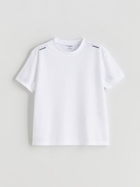 LCW Kids Bisiklet Yaka Baskılı Erkek Çocuk Tişört - S5R660Z1-Q6K