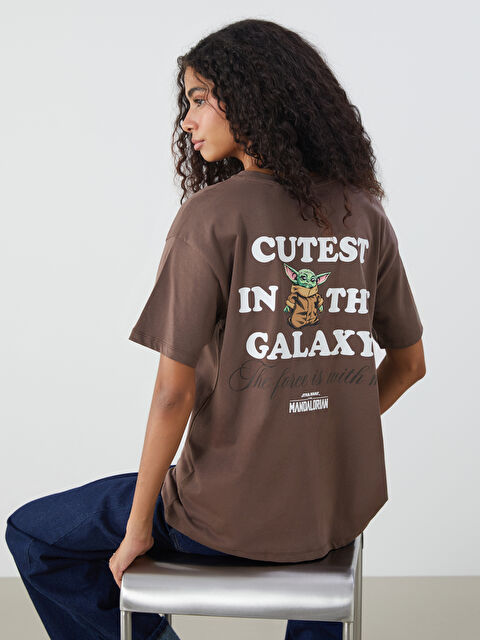 XSIDE Crew Neck The Mandalorian Printed Women's T-Shirt - S5R687Z8-ZP7