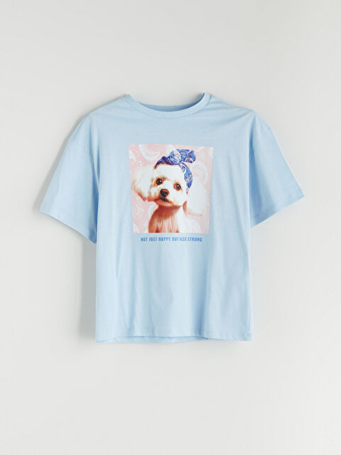 LCW Kids Bisiklet Yaka Kız Çocuk Tişört - S5R709Z4-RMQ