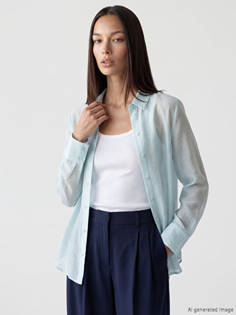 LCWAIKIKI Classic Oversize Kadın Gömlek