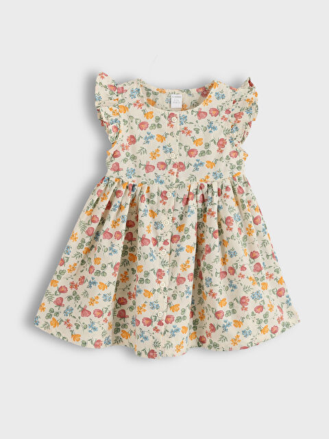 LCW Kids Crew Neck Baby Girls' Dress - S5R750Z1-LRA