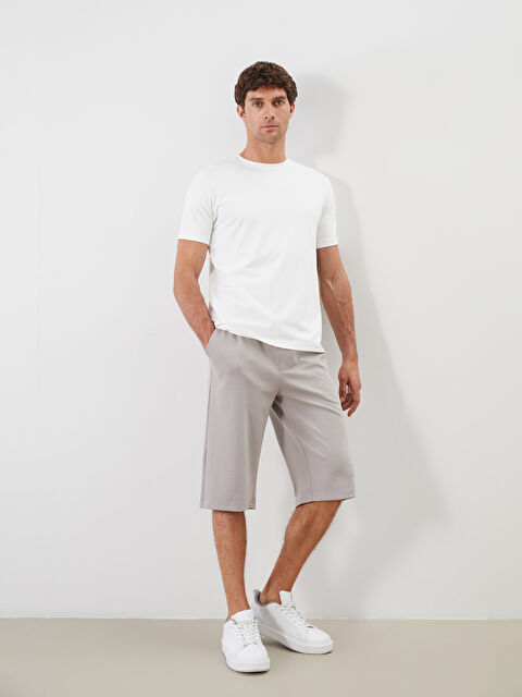 LCWAIKIKI Classic Standart Kalıp Baskılı Erkek Şort - S5R840Z8-YMC