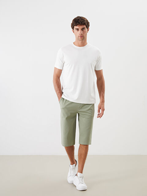 LCWAIKIKI Classic Standart Kalıp Baskılı Erkek Şort - S5R840Z8-YVQ