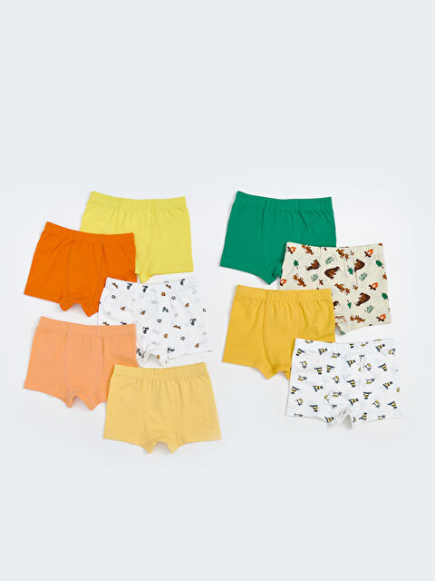 LCW Kids Beli Lastikli Baskılı Erkek Çocuk Boxer 5'li - S5R935Z1-M0T