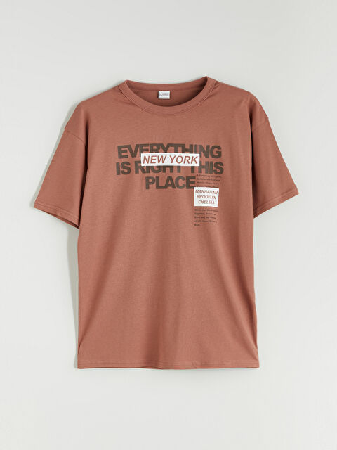 LCW Kids Bisiklet Yaka Erkek Çocuk Tişört - S5RA05Z4-GVW