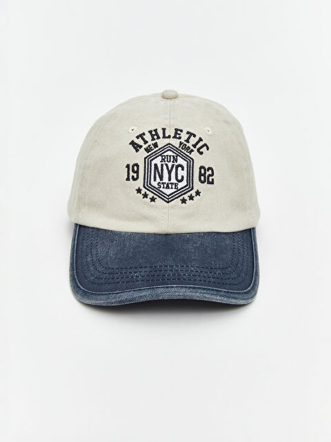 LCW ACCESSORIES NYC Nakışlı Erkek Kep Şapka - S5RA24Z8-M0T