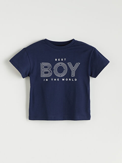 LCW baby Bisiklet Yaka Erkek Bebek Tişört - S5RA49Z1-HFH