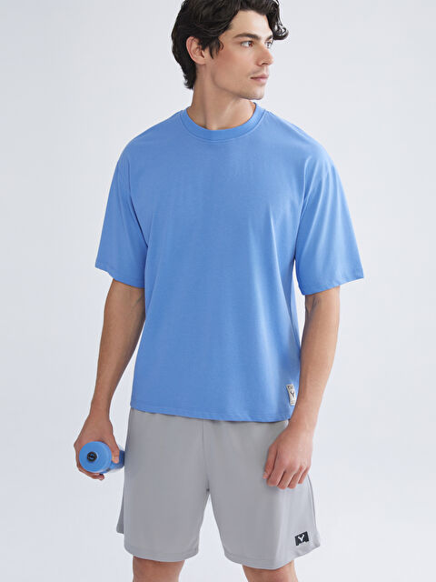 XSIDE ACTIVE Bisiklet Yaka Erkek Spor Tişört - S5RA51Z8-1J2