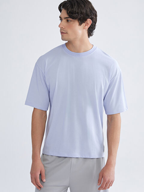 XSIDE ACTIVE Bisiklet Yaka Erkek Spor Tişört - S5RA51Z8-89K