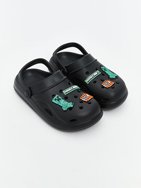 LCW STEPS Minecraft Baskılı Erkek Çocuk Plaj Sandaleti - S5RB10Z4-UBQ