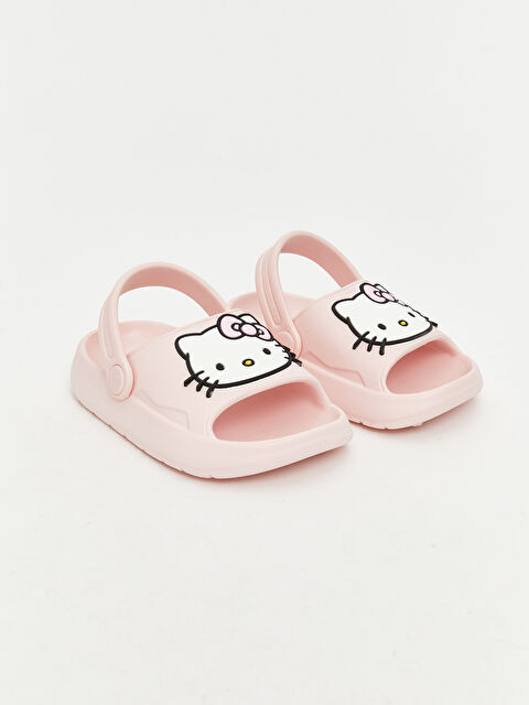 LC WAIKIKI Hello Kitty Printed Baby Girls' Beach Slippers - S5RB31Z1-ZVM