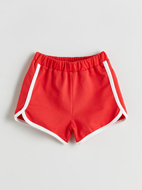 LCW Kids Beli Lastikli Kız Çocuk Şort - S5RB82Z1-R9J