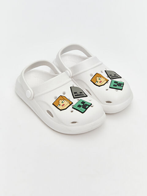 LCW STEPS Minecraft Baskılı Erkek Çocuk Plaj Sandaleti - S5RB86Z4-ZUY