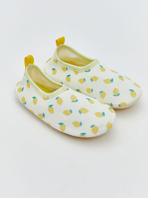 LCW STEPS Baskılı Kız Bebek Deniz Ayakkabısı - S5RB90Z1-LU9