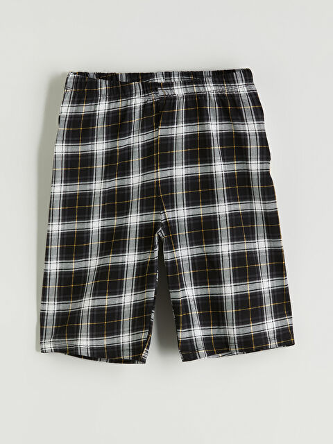 LCW Kids Beli Lastikli Ekose Erkek Çocuk Pijama Şort - S5RC06Z4-LQJ