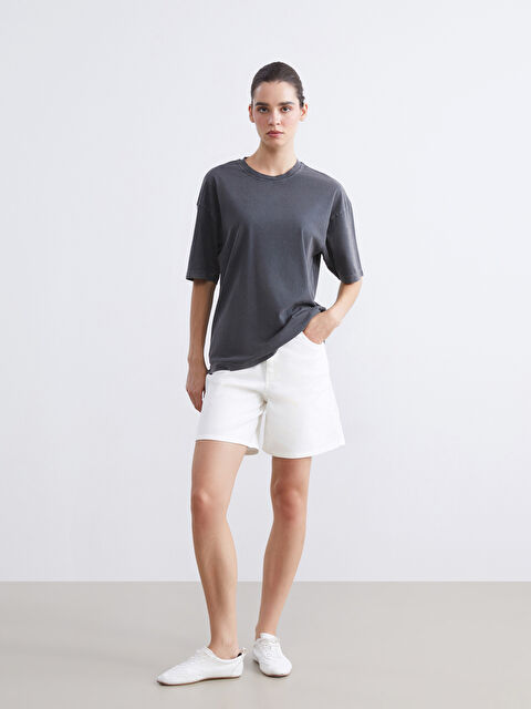 Natuvera Standart Fit Kadın Şort - S5RC34Z8-ZUX