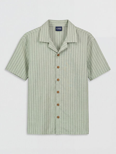 LCW Kids Basic Short Sleeve Boys' Shirt - S5RC42Z4-LGD