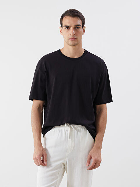 LCW Vision Bisiklet Yaka Erkek Tişört - S5RC82Z8-CVL