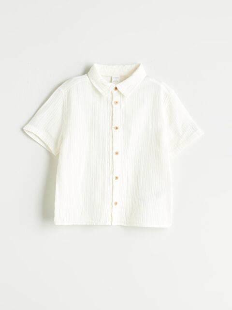 LCW Kids Basic Erkek Çocuk Gömlek - S5RC87Z1-QVK