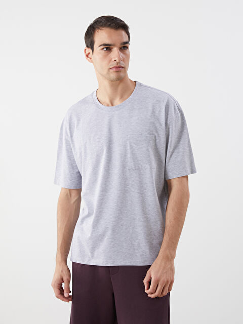 LCW Vision Bisiklet Yaka Erkek Tişört - S5RD63Z8-CX7