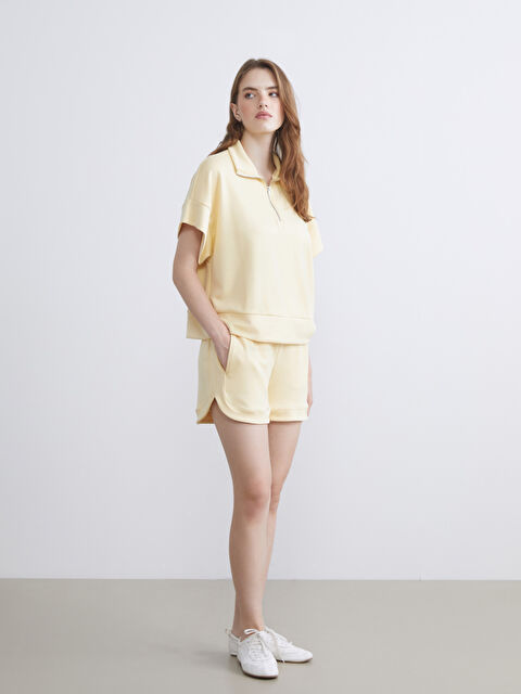 LCW Vision Beli Lastikli Kadın Şort - S5RE56Z8-FUN