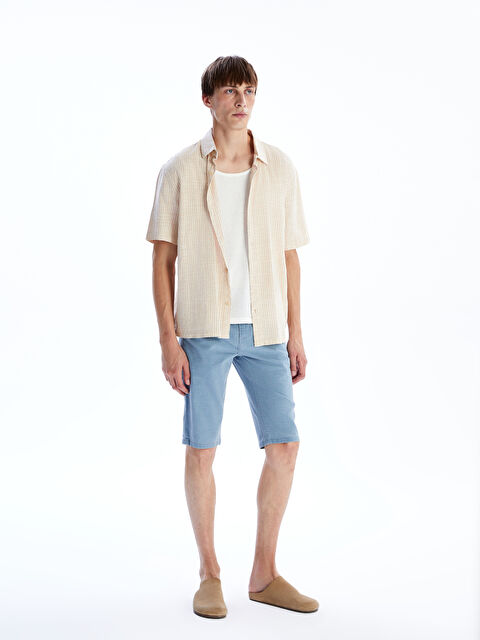 LCW Jeans Short en Jean Coupe Slim Pour Hommes - S5RE97Z8-311