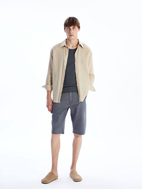 LCW Jeans شورت جينز رجالي بقصة عادية - S5RF26Z8-GRD