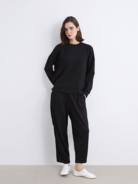 Natuvera Beli Lastikli Kadın Eşofman Altı - S5RF68Z8-UP7