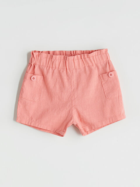 LCW baby Kız Bebek Cepli Şort - S5RG05Z1-VHL
