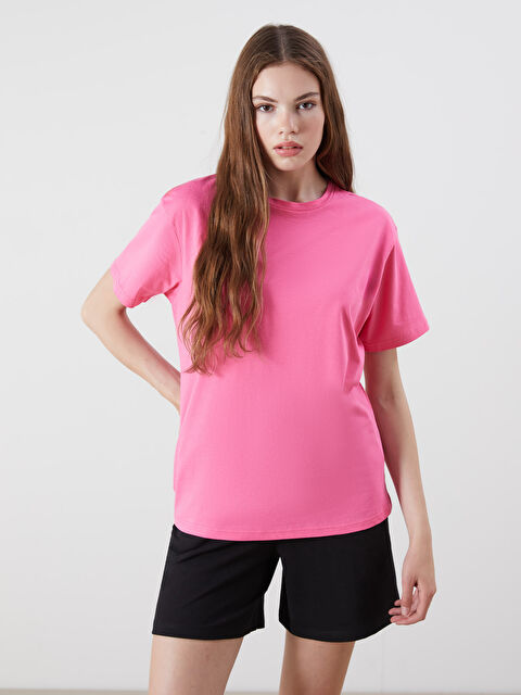LCWAIKIKI Classic T-shirt à col rond pour Femmes - S5RG07Z8-E88