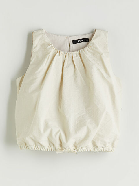 LCW Kids Bisiklet Yaka Kız Çocuk Bluz - S5RH76Z4-FDH