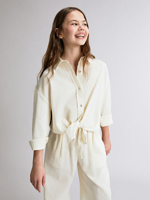 LCW Kids Long Sleeve Girls' Shirt - S5RH81Z4-R9J