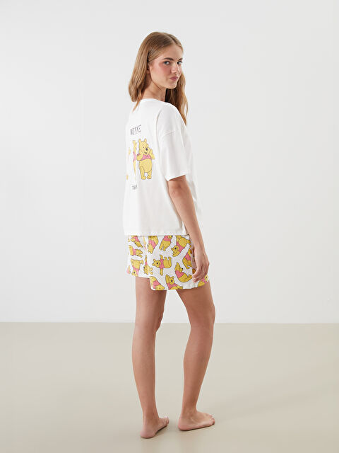 LCW Young Winnie the Pooh Baskılı Kadın Şortlu Pijama Takımı - S5RI01Z8-LRA