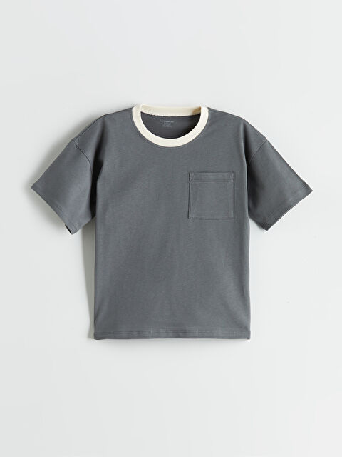 LCW Kids Bisiklet Yaka Basic Erkek Çocuk Tişört - S5RI12Z1-HKT