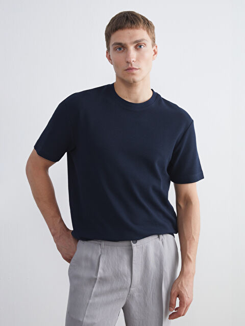 LCW Vision Bisiklet Yaka Erkek Tişört - S5RI53Z8-RFH