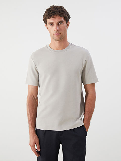 LCW Vision Bisiklet Yaka Erkek Tişört - S5RI53Z8-RWR