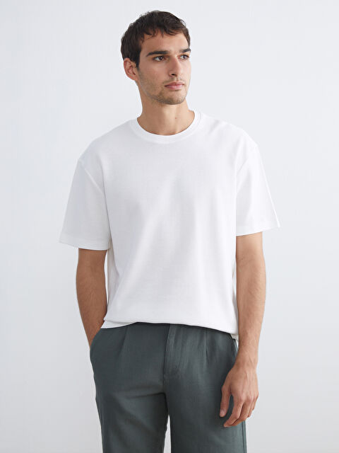 LCW Vision Bisiklet Yaka Erkek Tişört - S5RI53Z8-R9J