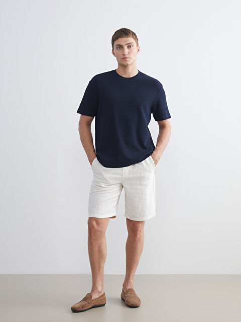 LCW Vision Standart Kalıp Armürlü Erkek Şort - S5RJ23Z8-R9J