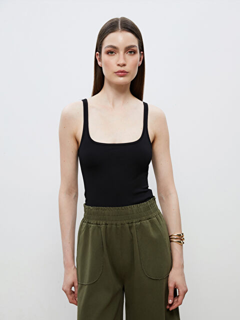 Soulife Kare Yaka Kadın Atlet - S5RJ55Z8-CVL