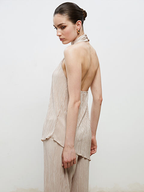 Soulife Halter Yaka Dokulu Bluz - S5RJ63Z8-HZZ