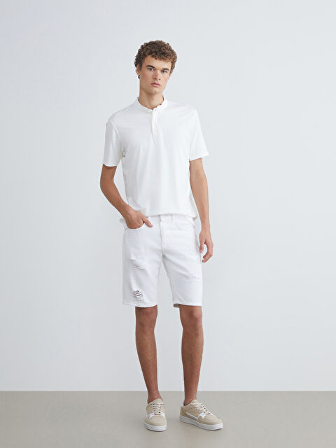 LCW Jeans Standard Fit Men's Denim Shorts - S5RN05Z8-Q6K