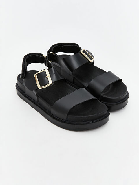 LCW STEPS Deri Görünümlü Kız Çocuk Sandalet - S5RN51Z4-HUC