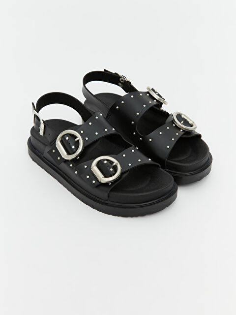 LCW STEPS Deri Görünümlü Kız Çocuk Sandalet - S5RN52Z4-HUC