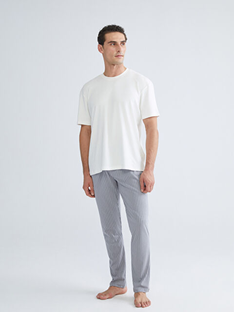 LC WAIKIKI Standart Kalıp Çizgili Erkek Pijama Altı - S5RN68Z8-LQB